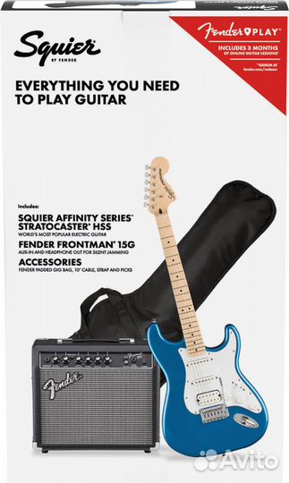 Комплект fender squier Affinity 2021 Stratocaster