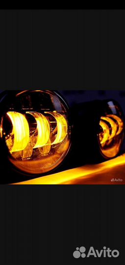 Птф LED Туманки 70W на Лада