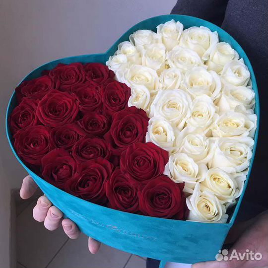 Букет сердцем