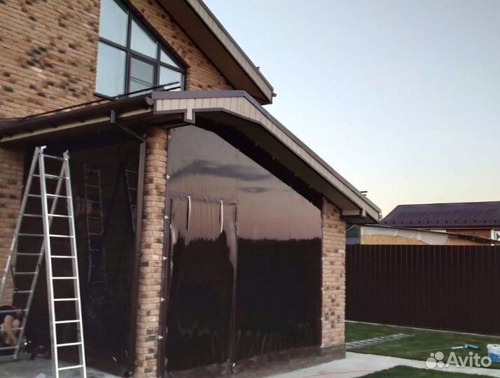 Мягкие окна пвх для дачи, коттеджа, террасы, загор