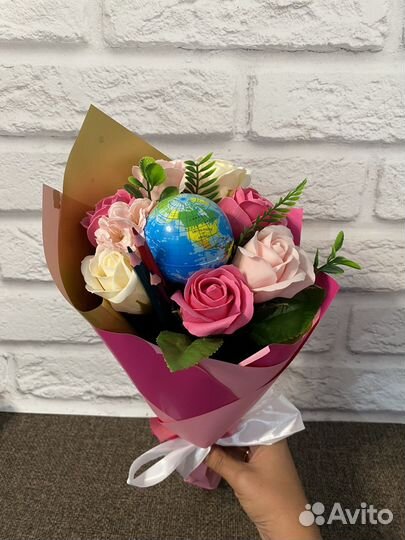 Букет из мыльных цветов