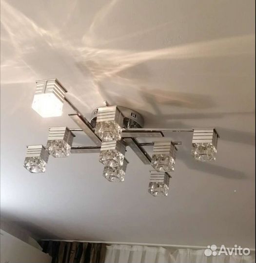 Люстра потолочная бу