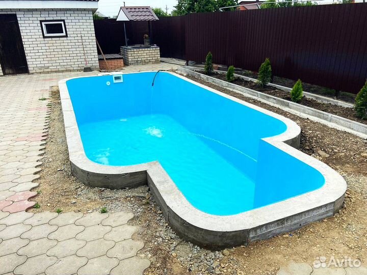 Бассейн из пластика 6x3