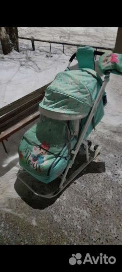 Коляска санки