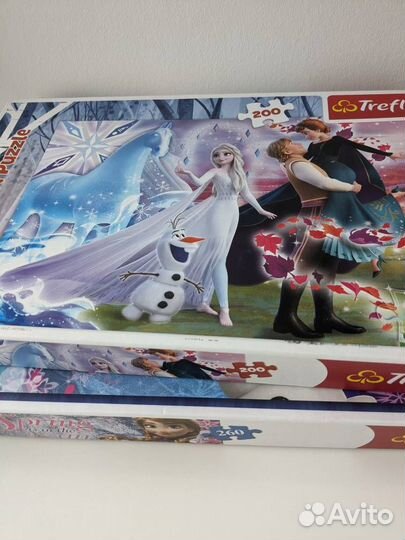 Паззл Холодное сердце (крупные детали) 2 шт