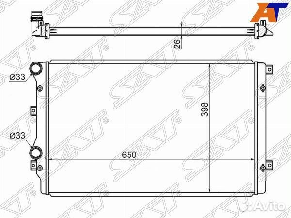 Радиатор skoda superb