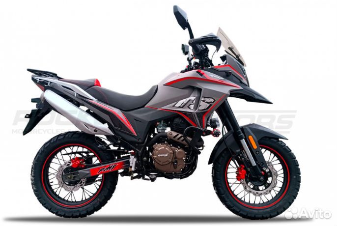 Мотоцикл турэндуро rockot dakar 250 (166FMM, ЭПТС)