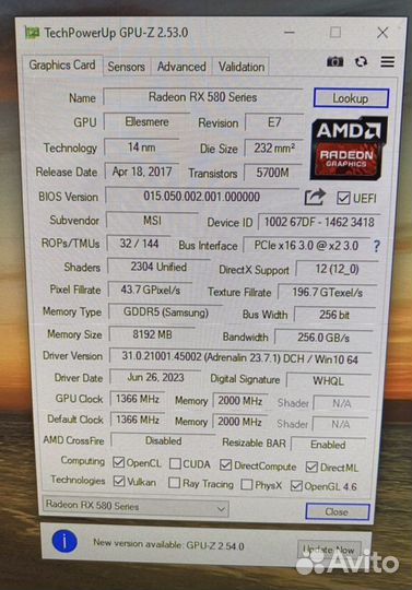 Rx580 8gb Arctic Cooling Accelero Xtreme III