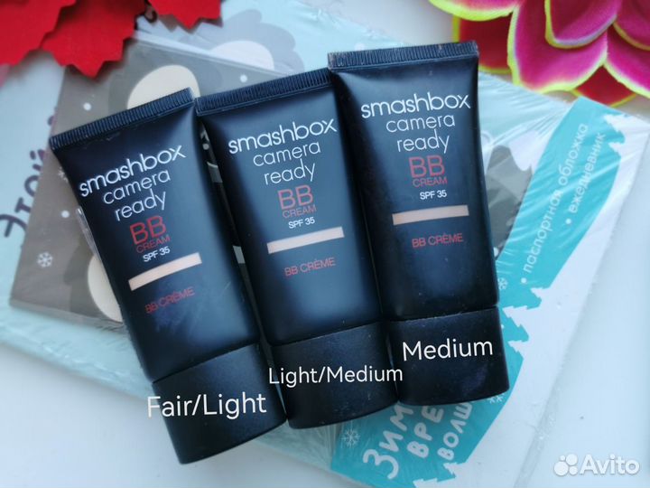Smashbox тональный, праймер, контуринг,карандаш
