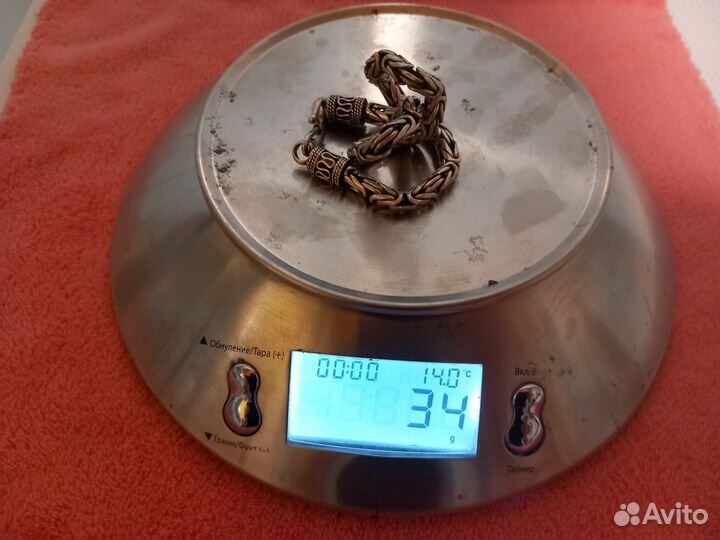 Серебряный браслет 925пробы 34г