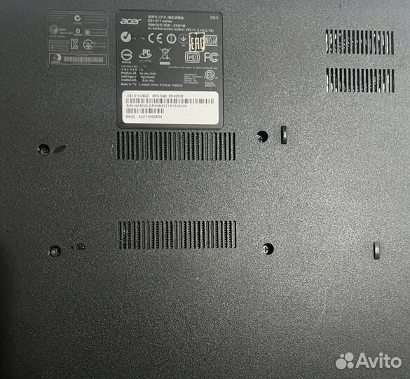 Ноутбук acer es1 511