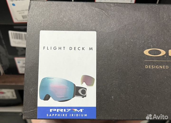 Комплект Oakley Flight Deck M Sapphire + HI Pink