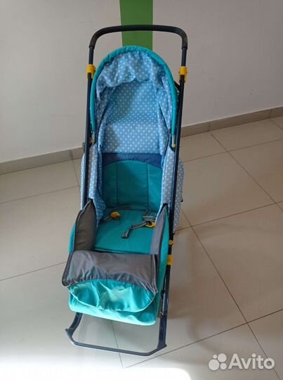 Детские санки коляска