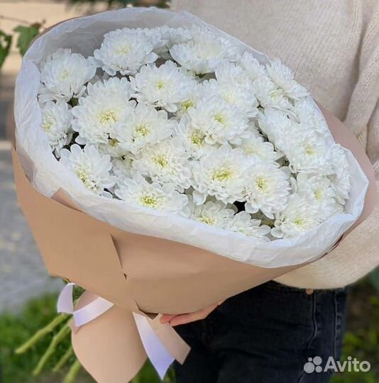 Букет из хризантемы