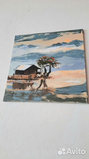 Картина акрилом на холсте