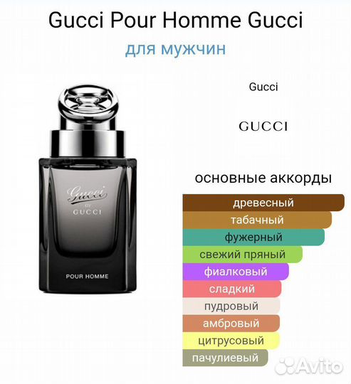 Gucci Pour Homme 90 мл
