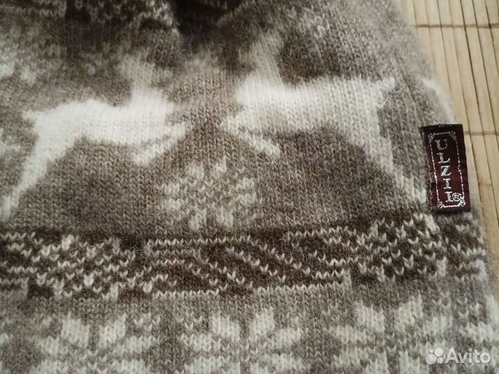 100 перуанская шерсть Шапка