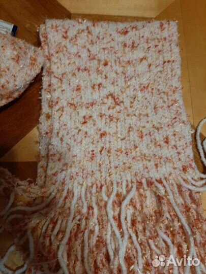 Комплект шапка и шарф женские