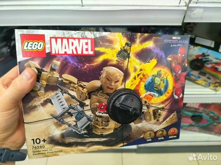 Lego Marvel Песочный человек лего марвел 72280