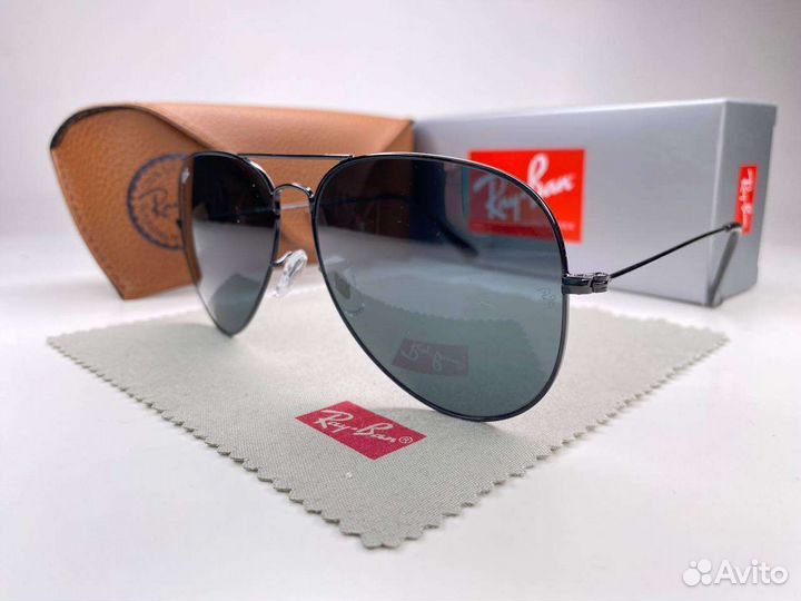 Очки Ray Ban Aviator VIP Чёрные