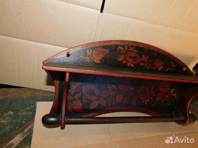 Красивая полка для кухонных полотенец СССР