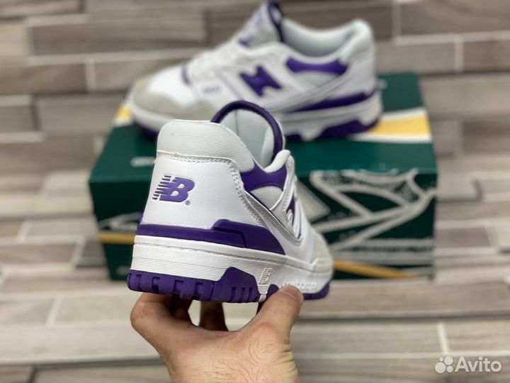 Кроссовки New Balance 550 White Purple (36-45)