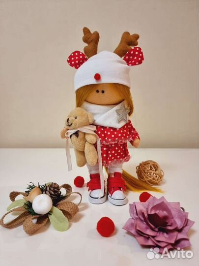 Интерьерная кукла ручной работы