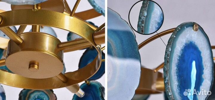 Подвесная люстра Imperiumloft Agate Burst Chandeli