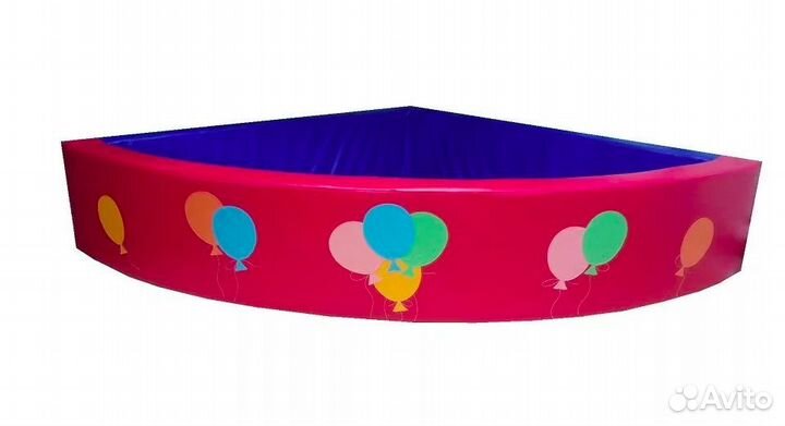 Детский бассейн угловой Воздушные шарики