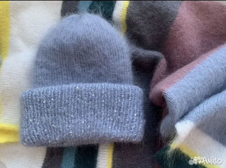 Шапка из пуха норки