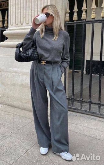 Классические брюки палаццо р 42, 44