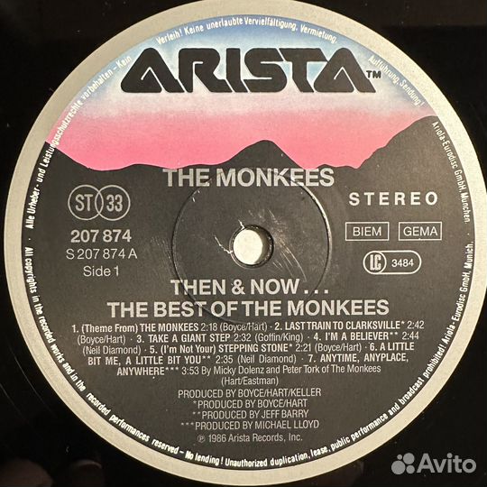 The Monkees – Then & Now. The Best (1986г.)