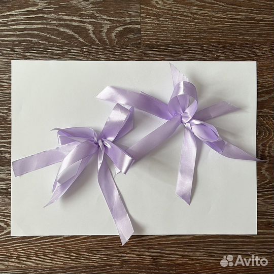 Лента атласная бантики