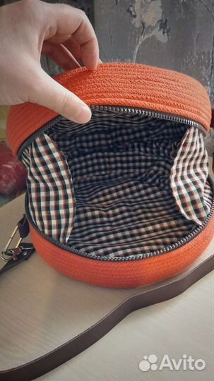 Сумка женская новая круглая