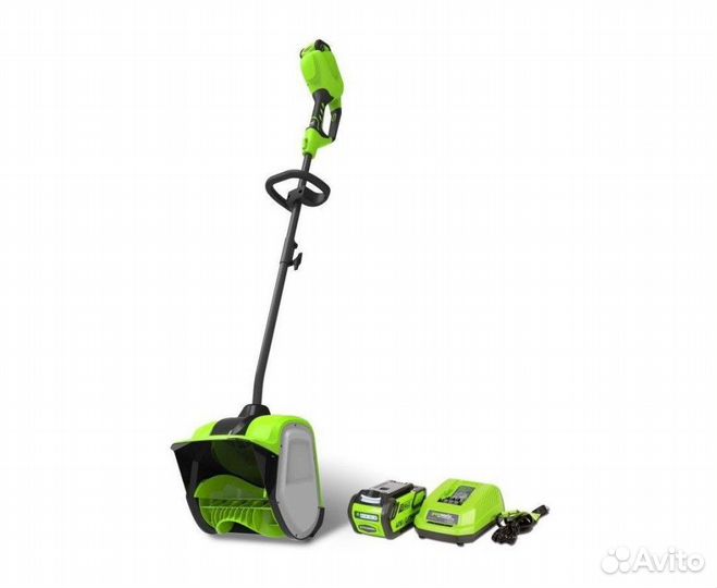 Снегоуборочная лопата Greenworks с акб