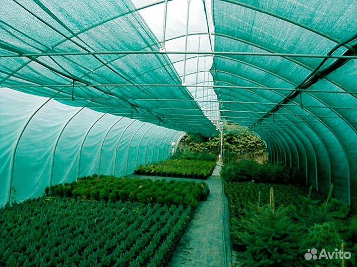 Сетка затеняющая для теплиц, тень от солнца