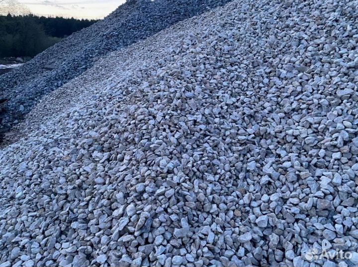 Щебень доломит