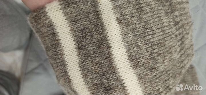 Вязаные шерстяные гетры наколенники XS