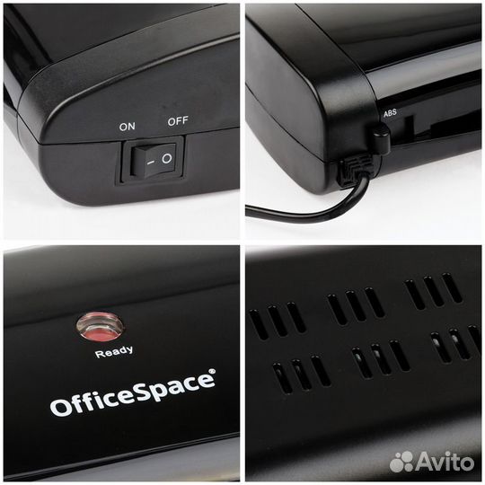 Ламинатор OfficeSpace LM500, А4, 75-125мкм, 2 вала