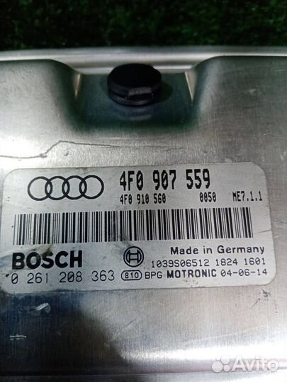 Блок управления двигателем Audi A6 4F C6 BAT 4.2