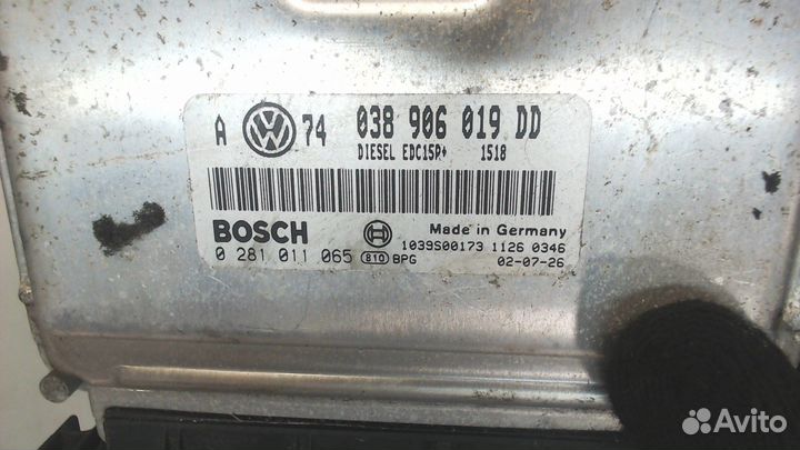 Блок управления двигателем Volkswagen Golf 4, 2002