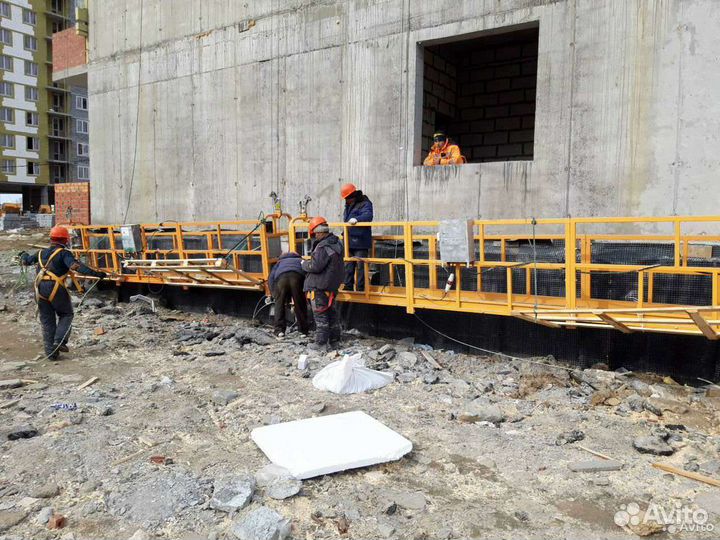 Аренда строительных люлек (фасадный подъемник zlp