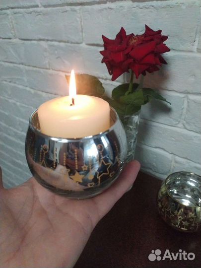 Подсвечник стекло