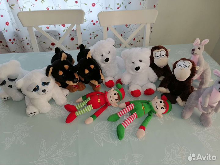 Игрушки мягкие для двойняшек