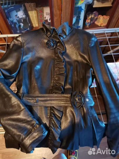 Куртка кожаная женская 44-46 натуральная