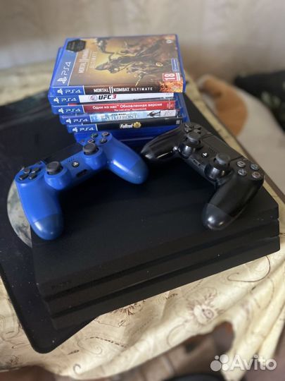 Sony playstation 4 PS4 pro 1tb с дисками