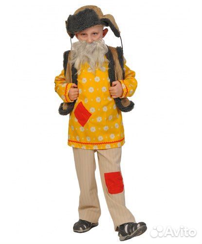 Костюм старика, деда, домового р128-134