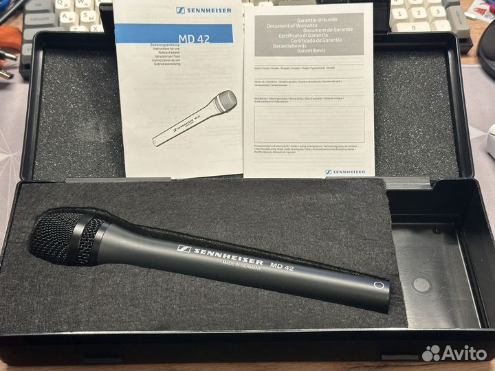 Репортёрский микрофон Sennheiser MD 42