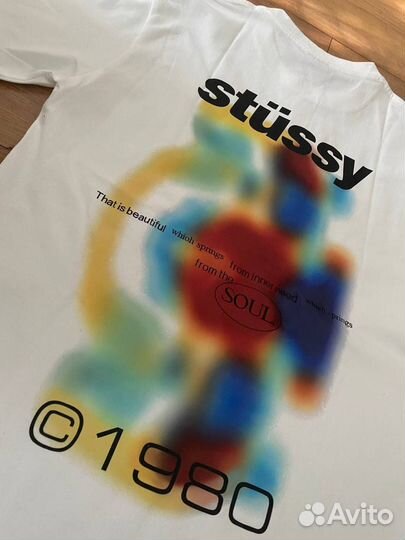 Футболка Stussy soul wave 1980