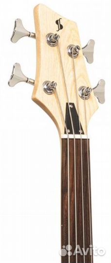 Безладовая бас-гитара Stagg SBF-40 NAT FL